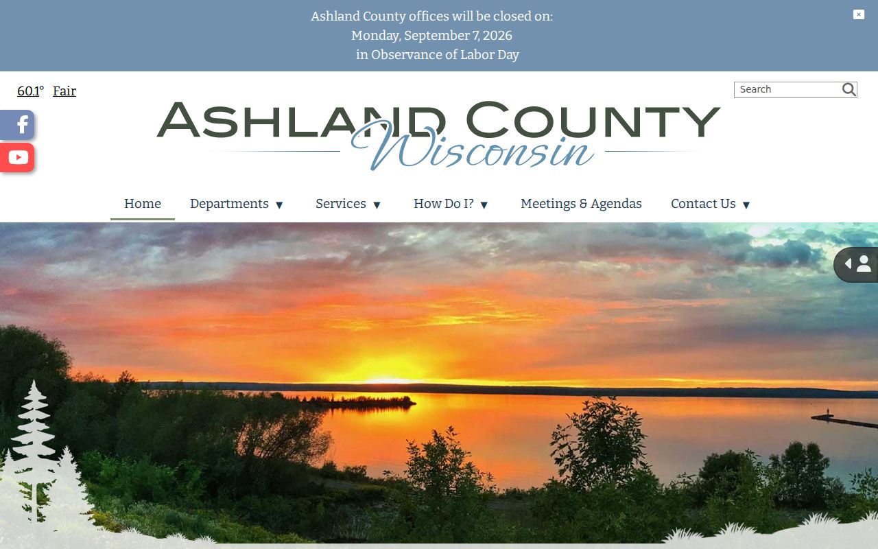 Ashland County court docket entry on county website